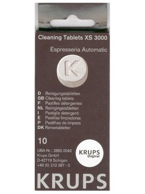 Krups TABLETTE DE NETTOYAGE (10 PASTILLES) POUR EXPRESSO XS300010